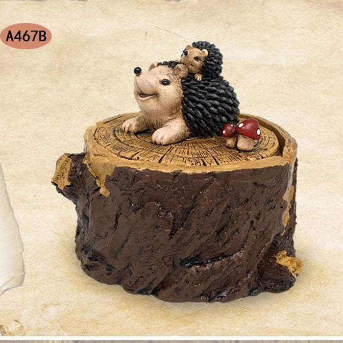 Gadget Gerbil Ceramic Hedgehog Lid Daniels Ashtray
