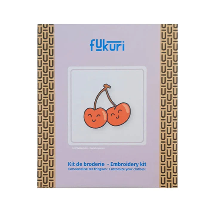 CERISES KAWAII COMPLET BRODERIE