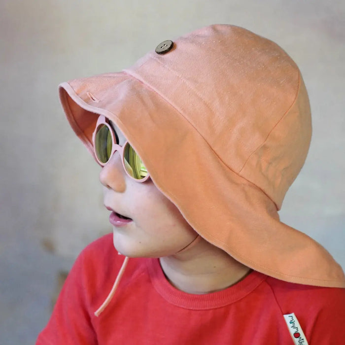 Chapeau de soleil ajustable Summer Manymonths - Bleu - Lilinappy