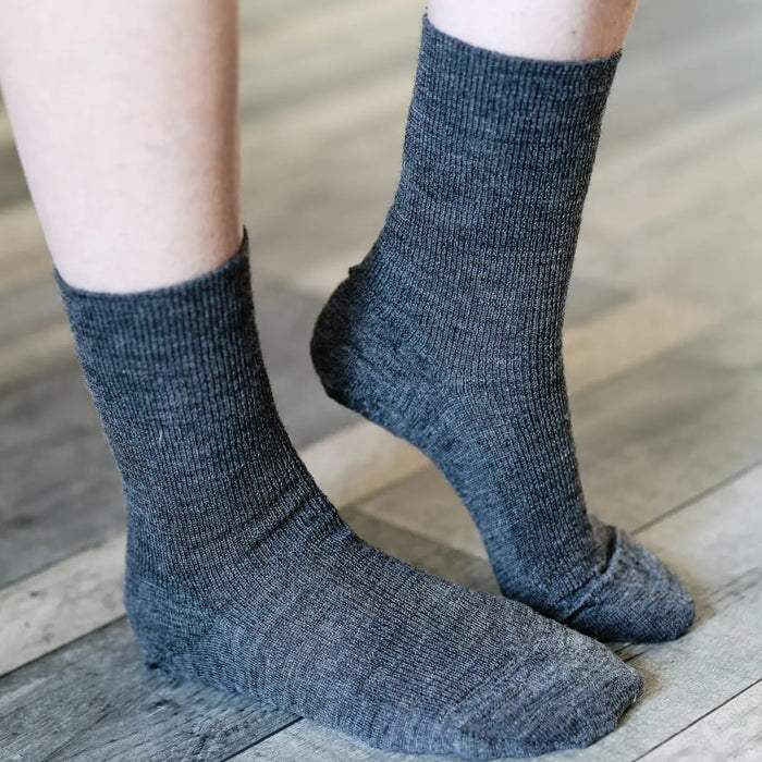 Chaussettes fines en laine Hirsch Natur Adulte