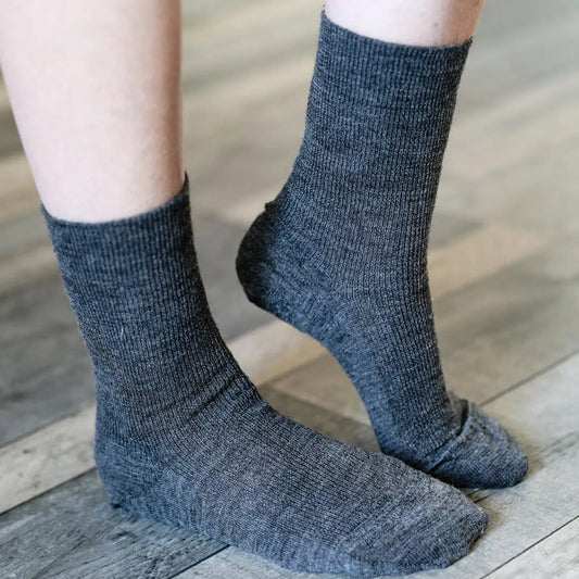 Chaussettes fines en laine Hirsch Natur Adulte