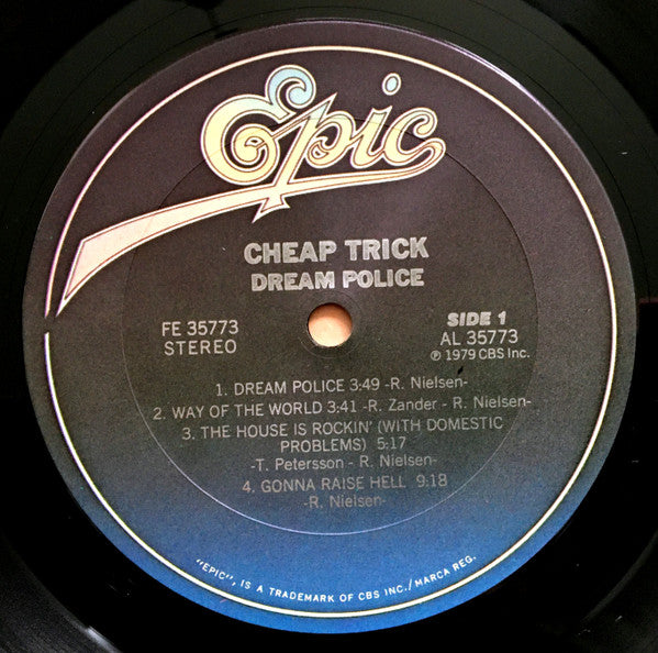 Cheap Trick - Dream Police (LP) [US] 1st
