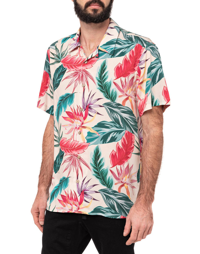chemise hawaïenne waikiki PULLIN en coton