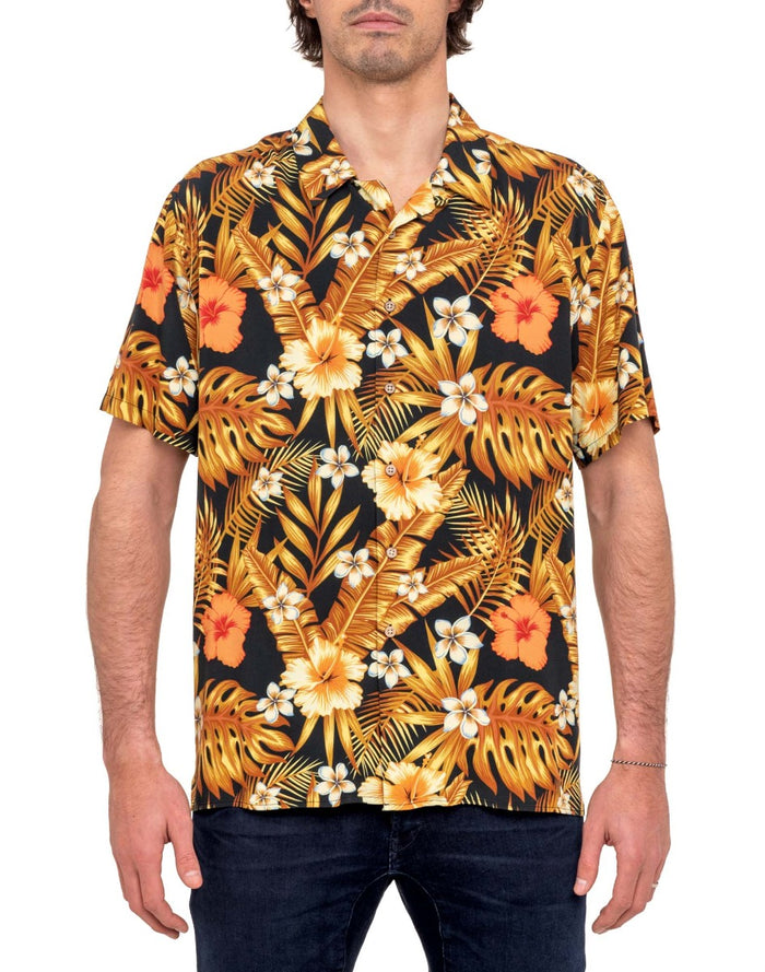 chemise manches courtes nightpalm PULLIN en coton