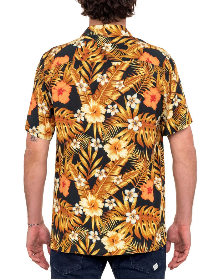 chemise manches courtes nightpalm PULLIN en coton
