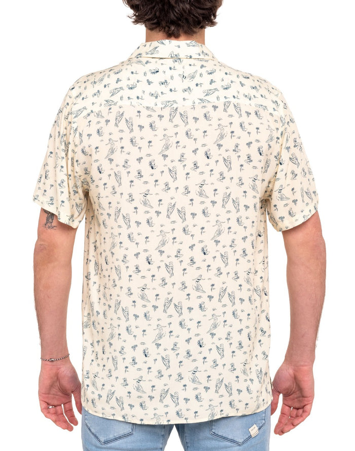 chemise manches courtes wavebabe PULLIN en coton