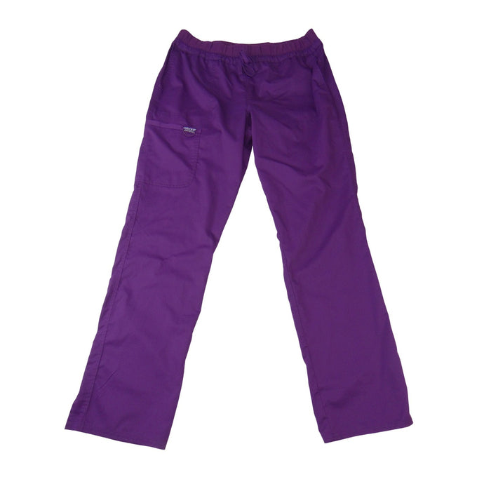 Cherokee Authentic Workwear Purple Scrub Pants Tall Womens L WW105T Eggplant0