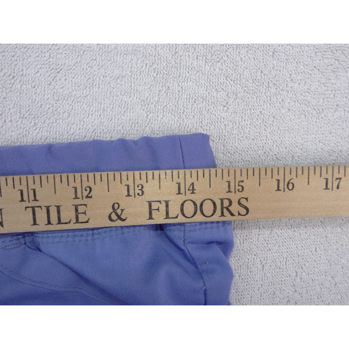 Cherokee Workwear Blue Cargo Scrub Pants WW110P Small Petite Elastic Waist3