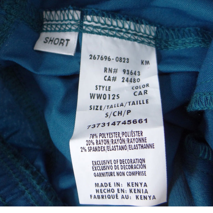 Cherokee Workwear Revolution Mens Scrub Pants Caribbean Blue Small Short1