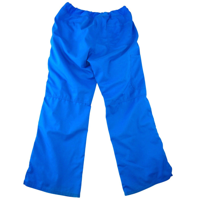 Cherokee Workwear Royal Blue Cargo Scrub Pants WW110P Womens Medium Petite2