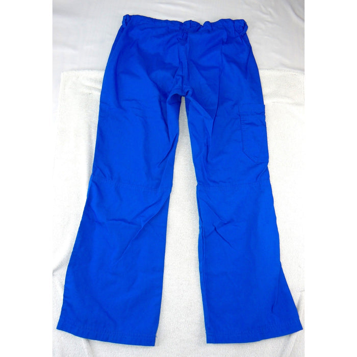 Cherokee Workwear Royal Blue Drawstring Cargo Scrub Pants 4020P Mens Small1