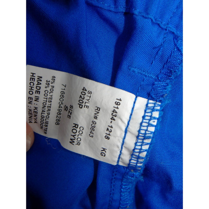 Cherokee Workwear Royal Blue Drawstring Cargo Scrub Pants 4020P Mens Small2