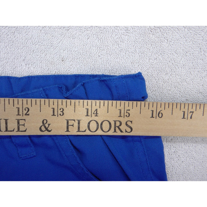 Cherokee Workwear Royal Blue Drawstring Cargo Scrub Pants 4020P Mens Small3