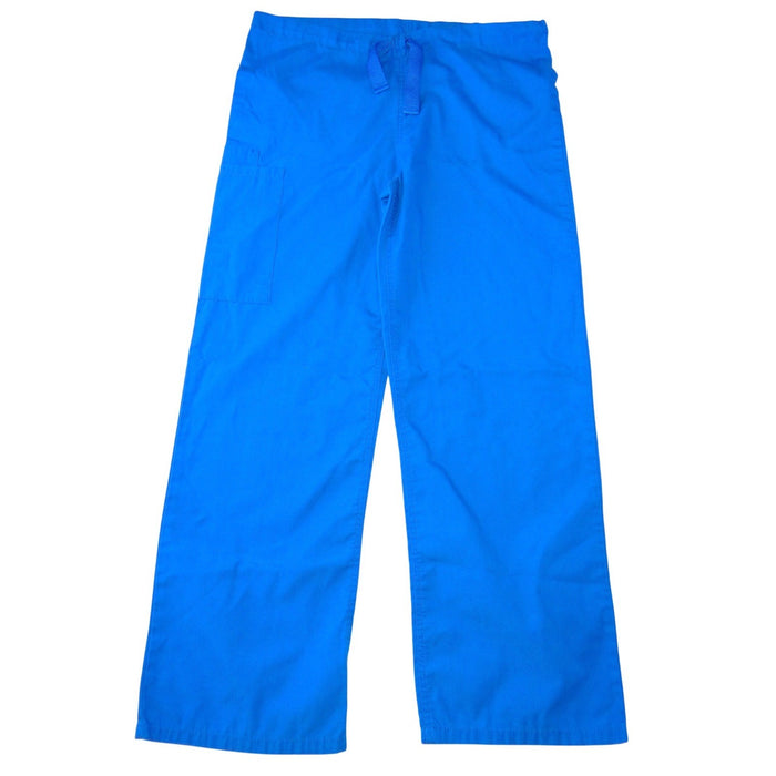Cherokee Workwear Royal Blue Drawstring Cargo Scrub Pants  XS0