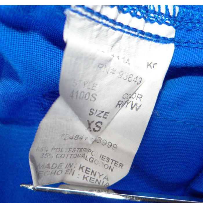 Cherokee Workwear Royal Blue Scrub Pants Cargo Drawstring Womens XS1