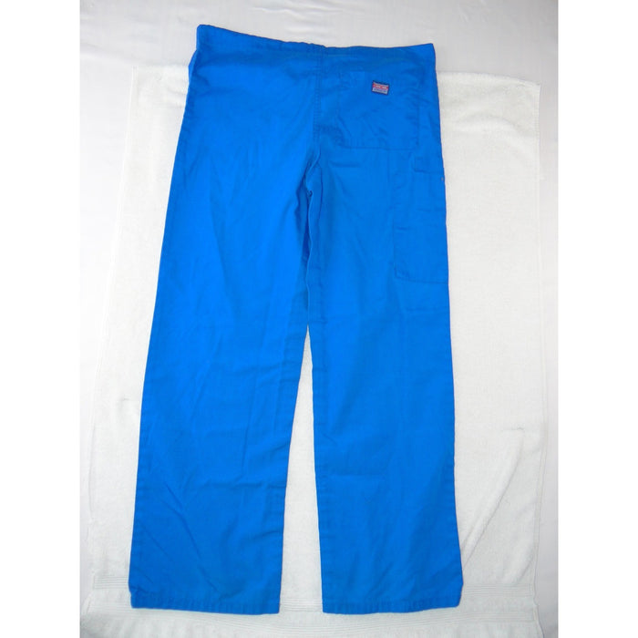 Cherokee Workwear Royal Blue Scrub Pants Women XS Drawstring Cargo Pocket4