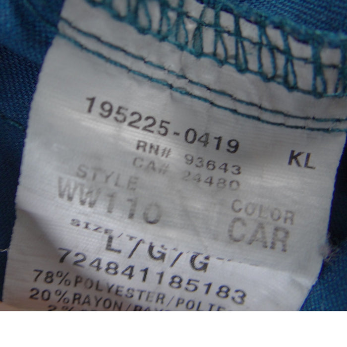 Cherokee Workwear Women Caribbean Blue Scrub Pants Cargo D Ring Large Tall1