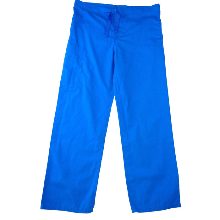 Cherokee Workwear Women Royal Blue Cargo Scrub Pants XS Drawstring0