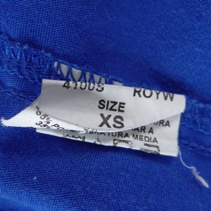 Cherokee Workwear Women Royal Blue Cargo Scrub Pants XS Drawstring1