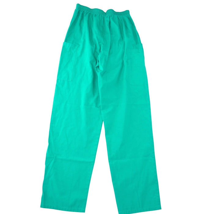 Cherokee Workwear Womens Green Elastic Waist Cargo Scrub Pants XS2