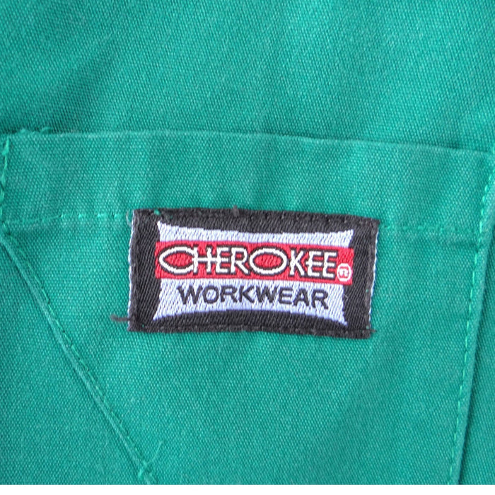 Cherokee Workwear Womens Green Elastic Waist Cargo Scrub Pants XS3
