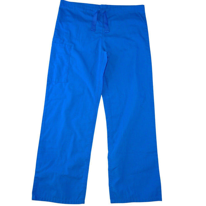 Cherokee Workwear Womens Royal Blue Scrub Pants Cargo Pocket XS0