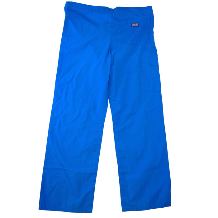 Cherokee Workwear Womens Royal Blue Scrub Pants Drawstring Cargo XS Petite2
