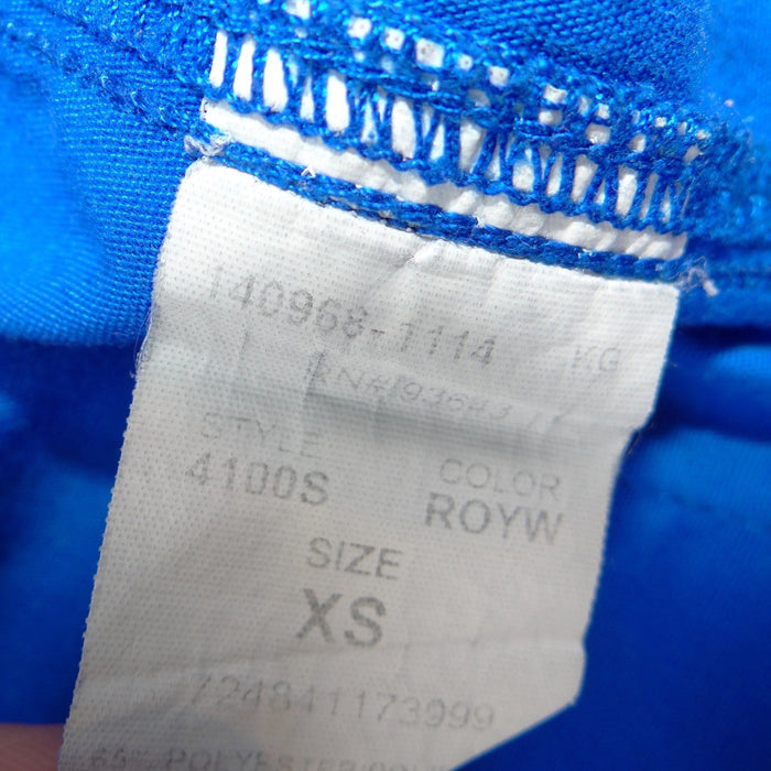 Cherokee Workwear Womens Royal Blue Scrub Pants XS Drawstring Straight Leg1