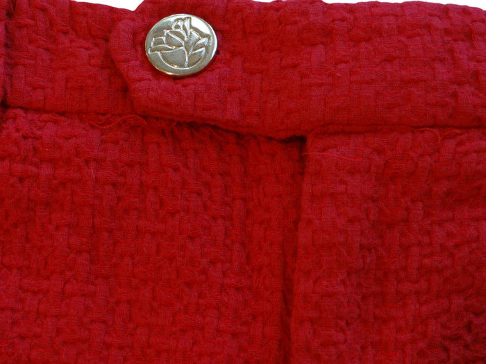 Chic Red Woven Shorts - Perfect for Summer!2