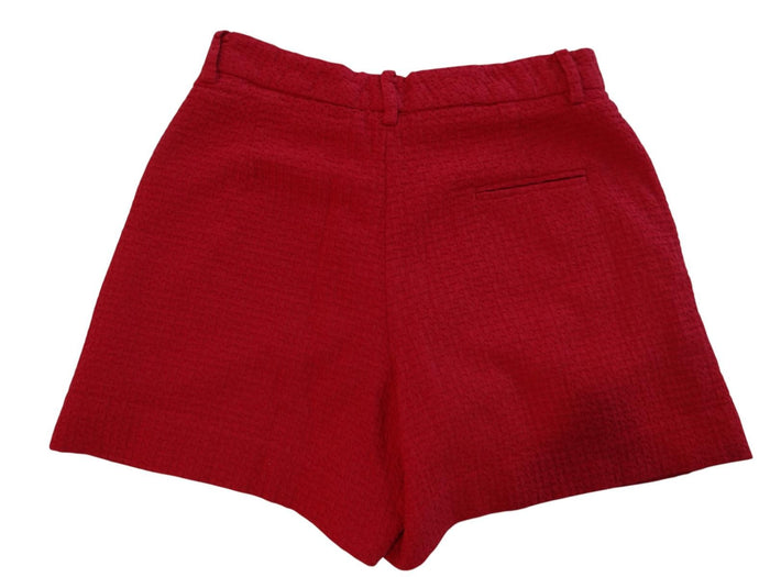 Chic Red Woven Shorts - Perfect for Summer!3