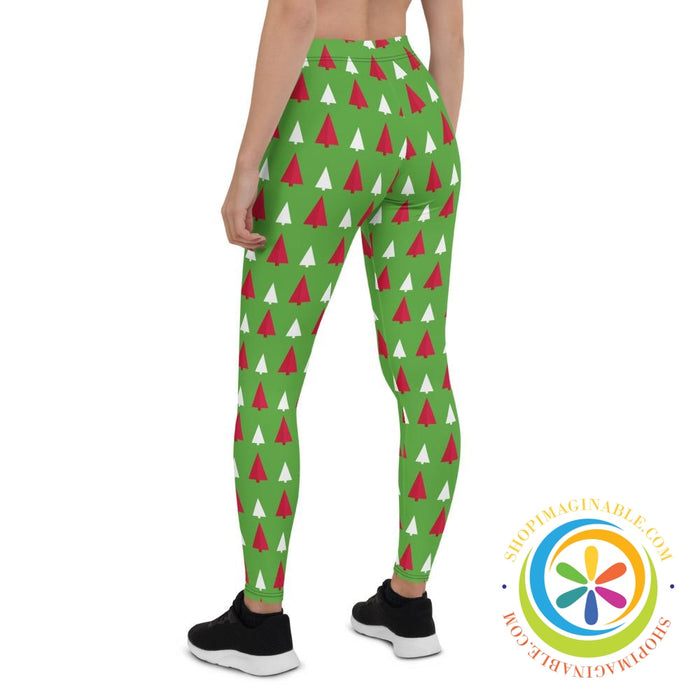 Christmas Tree Holiday Leggings-ShopImaginable.com
