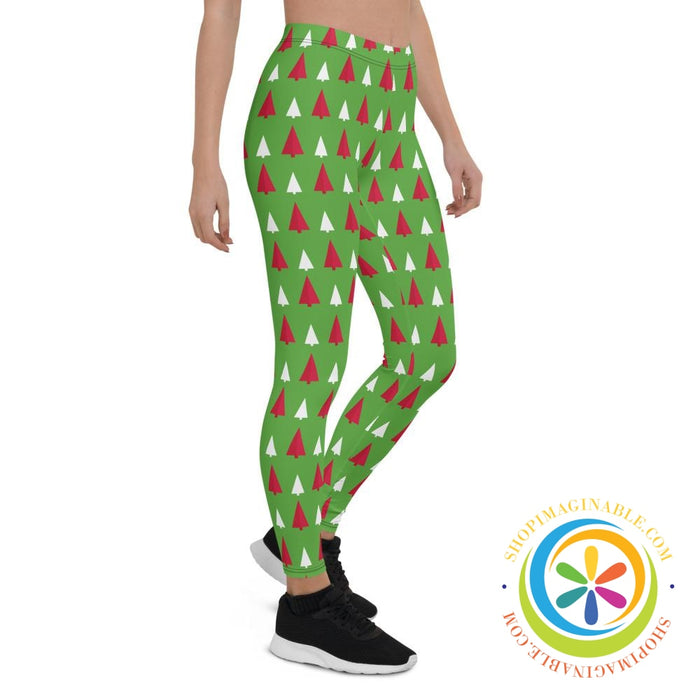 Christmas Tree Holiday Leggings-ShopImaginable.com