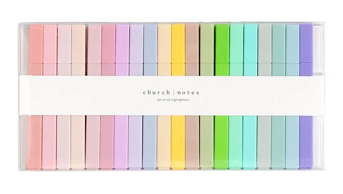 Church Notes Highlighter Set