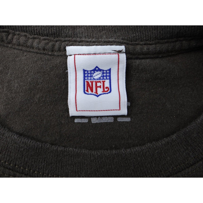 Cleveland Browns NFL Football Helmet Graphic T Shirt Men's Brown1