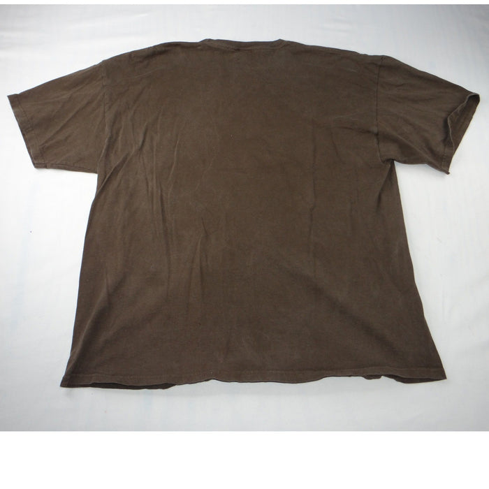 Cleveland Browns NFL Football Helmet Graphic T Shirt Men's Brown3