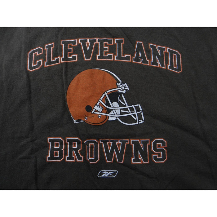 Cleveland Browns NFL Football Helmet Graphic T Shirt Men's Brown4