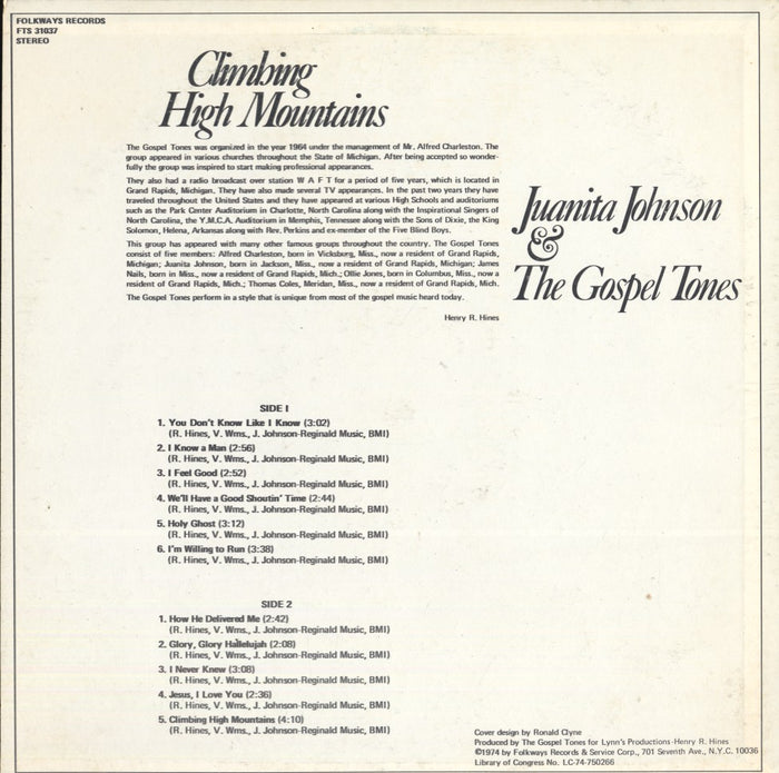 Climbing High Mountains (1974, US Press)