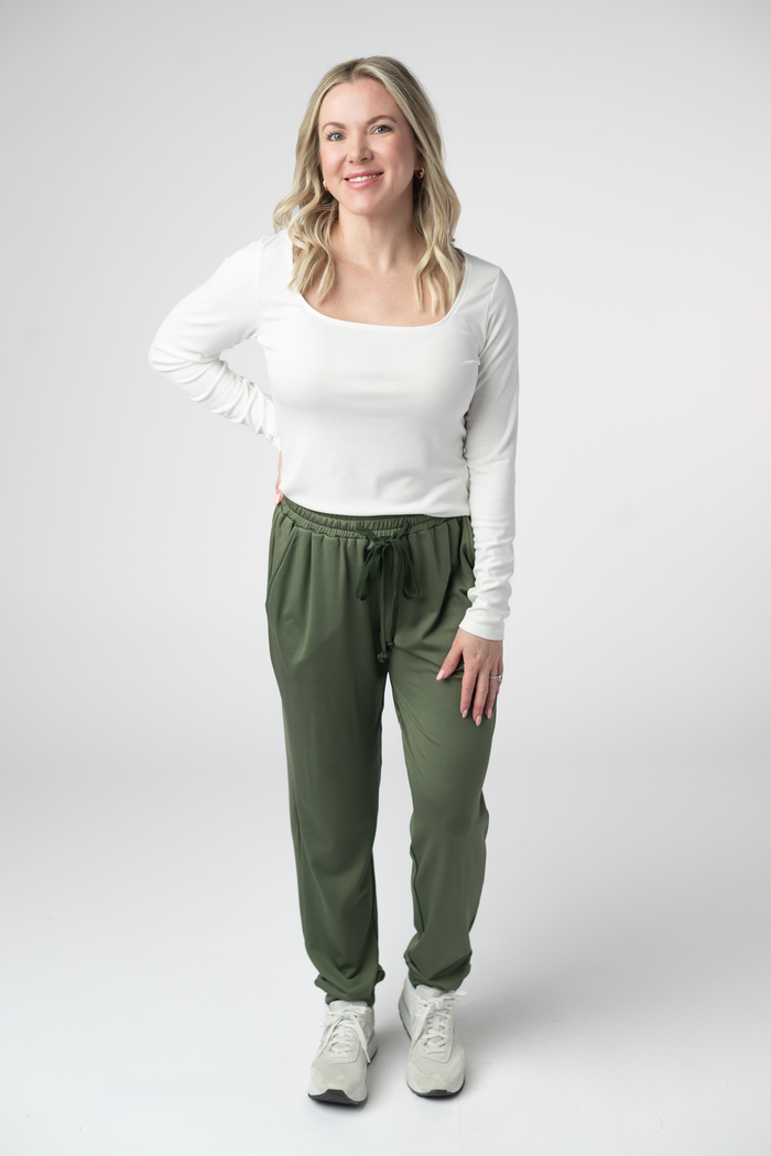 Cloud Joggers - Olive