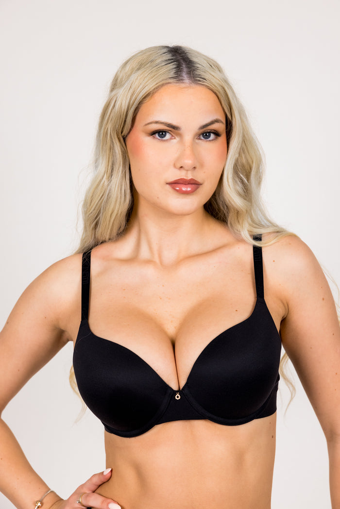 LILUNDERWEAR Cloudy Soutien-gorge Balconnet Push-up à Armatures - soutien-gorge vue de face