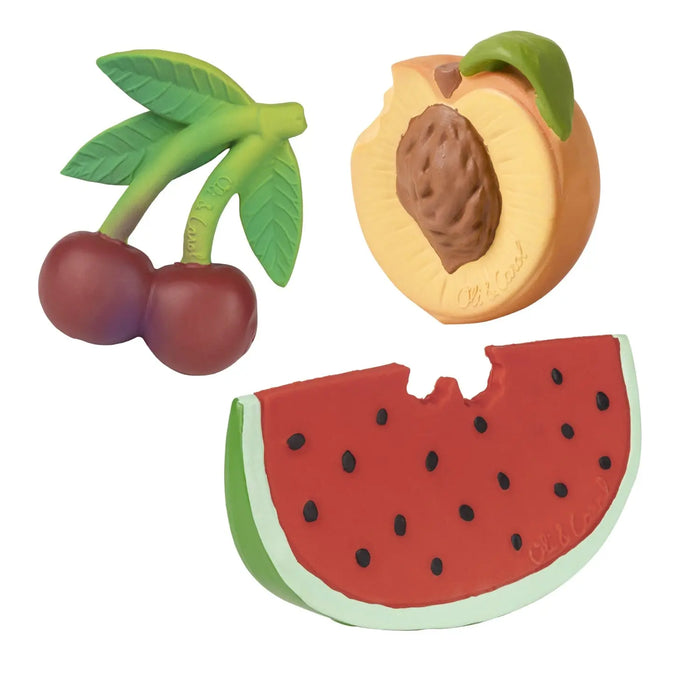 Coffret naissance Fruit Salad Oli&Carol – 3 jouets de dentition