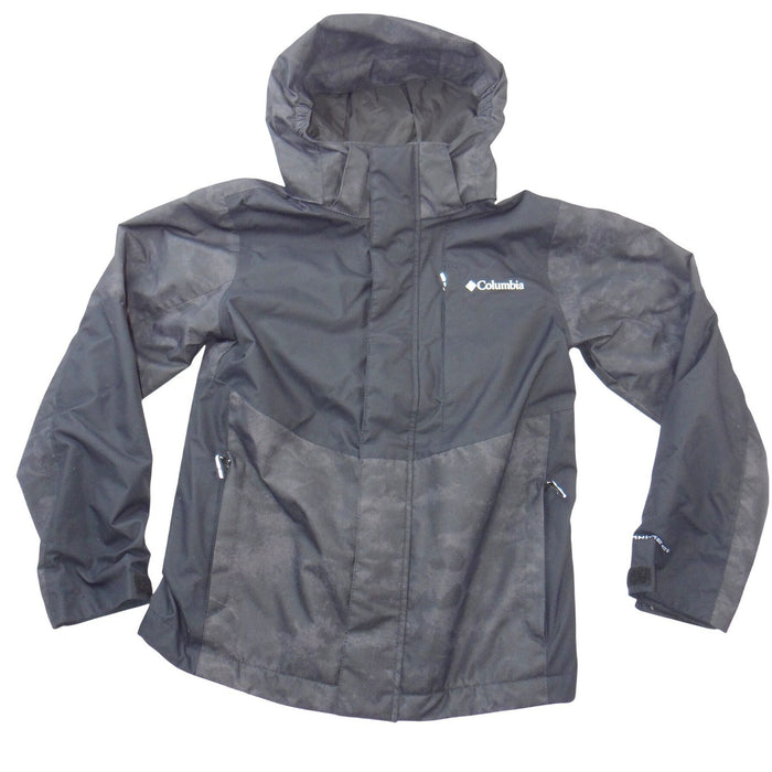 Columbia Kids Black Interchange Omni Heat Waterproof Hooded Size M 10/120
