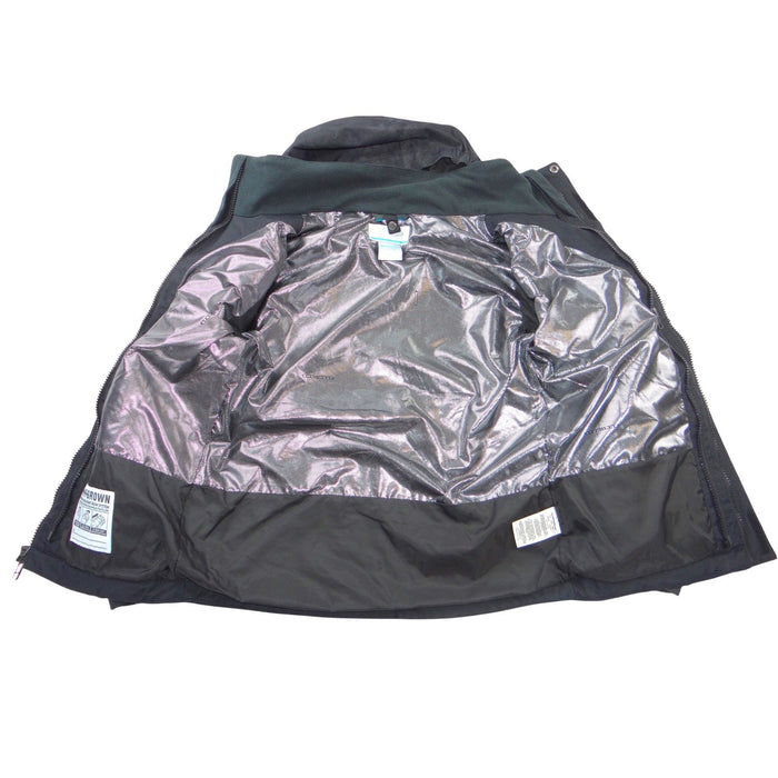 Columbia Kids Black Interchange Omni Heat Waterproof Hooded Size M 10/121