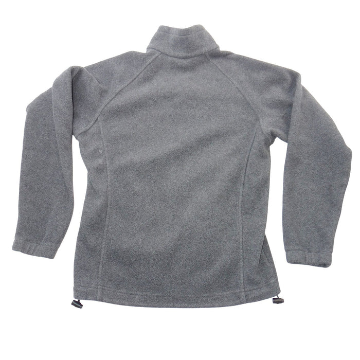 Columbia Mens Gray Full Zip Fleece Jacket High Neck Outdoor Layer Size M2