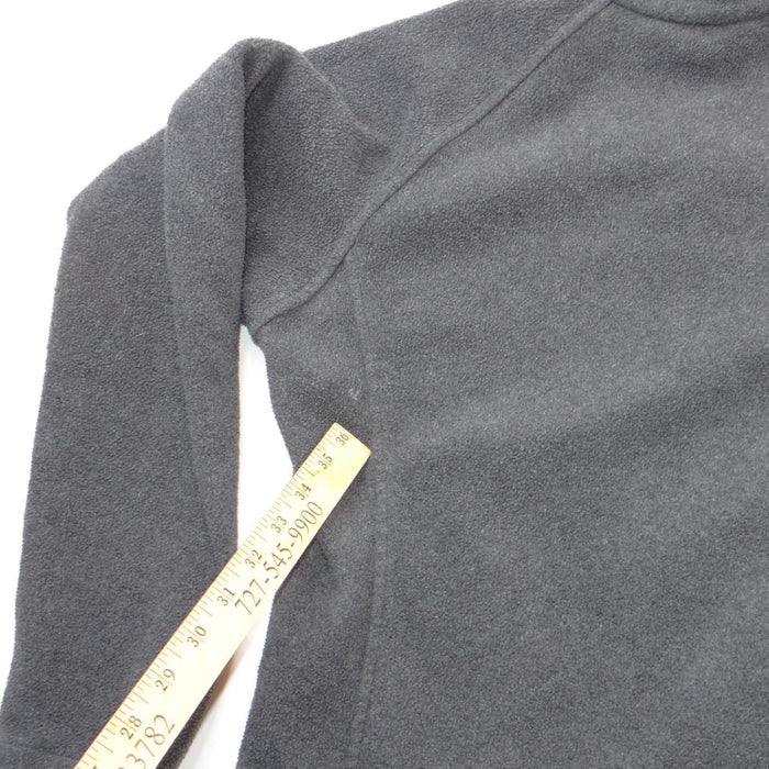Columbia Mens Gray Full Zip Fleece Jacket High Neck Outdoor Layer Size M6
