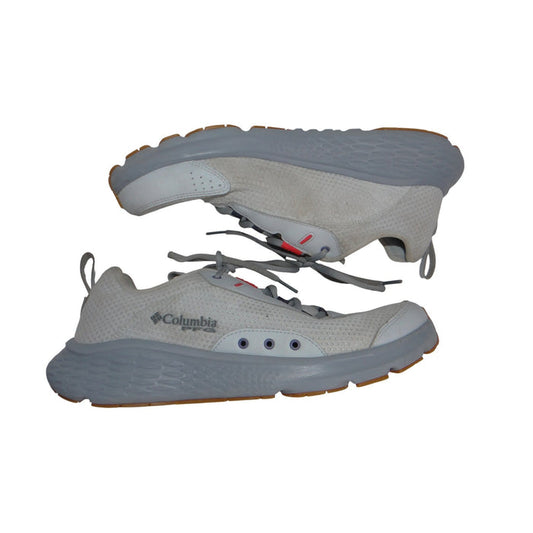 Columbia PFG Omni Max Mens Technical Fishing Shoes Grey Blue Low Top Sneakers0