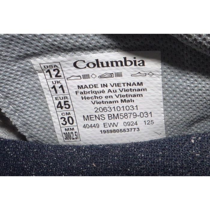 Columbia PFG Omni Max Mens Technical Fishing Shoes Grey Blue Low Top Sneakers2