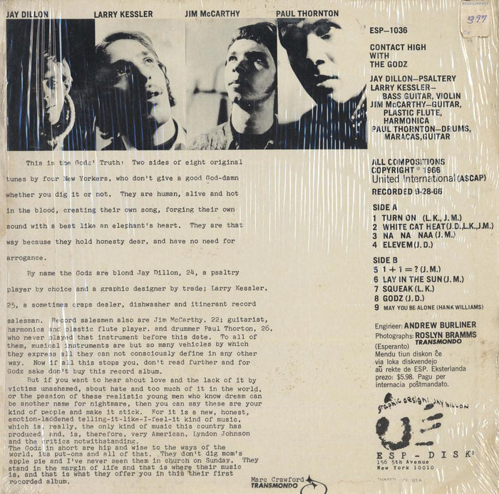 Contact High With The Godz (1st, MONO)