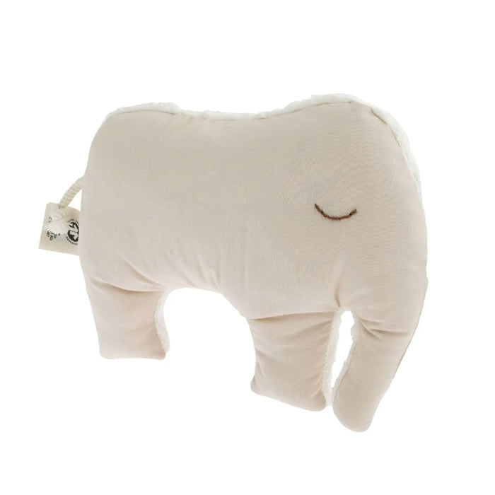 Coussin éléphant en coton bio & laine Senger Naturwelt