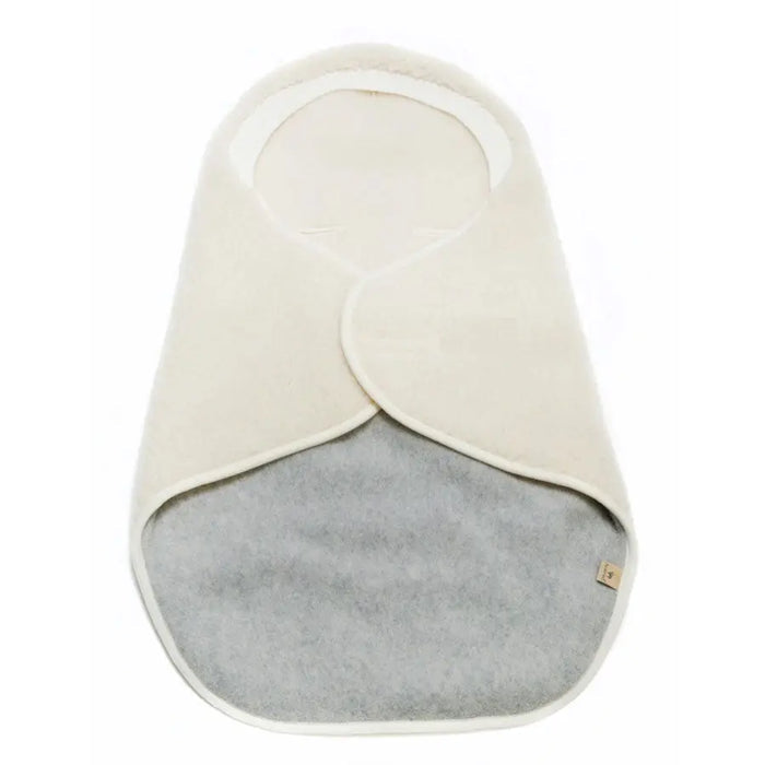 Couverture d'emmaillotage en laine Alwero Gris