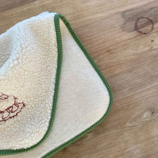 Couverture en laine vierge pour bébé Sassoupi